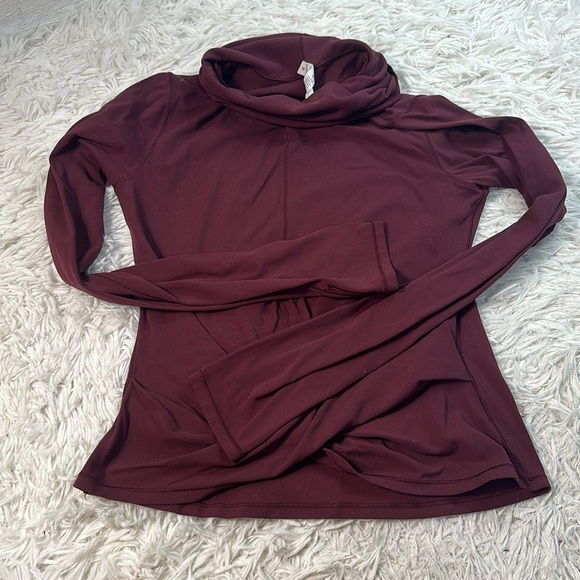 Lululemon Melodic Movement Long Sleeve Garnet - Picture 1 of 6
